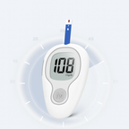Blood Glucose Meter Clear LCD Stores 500 Results