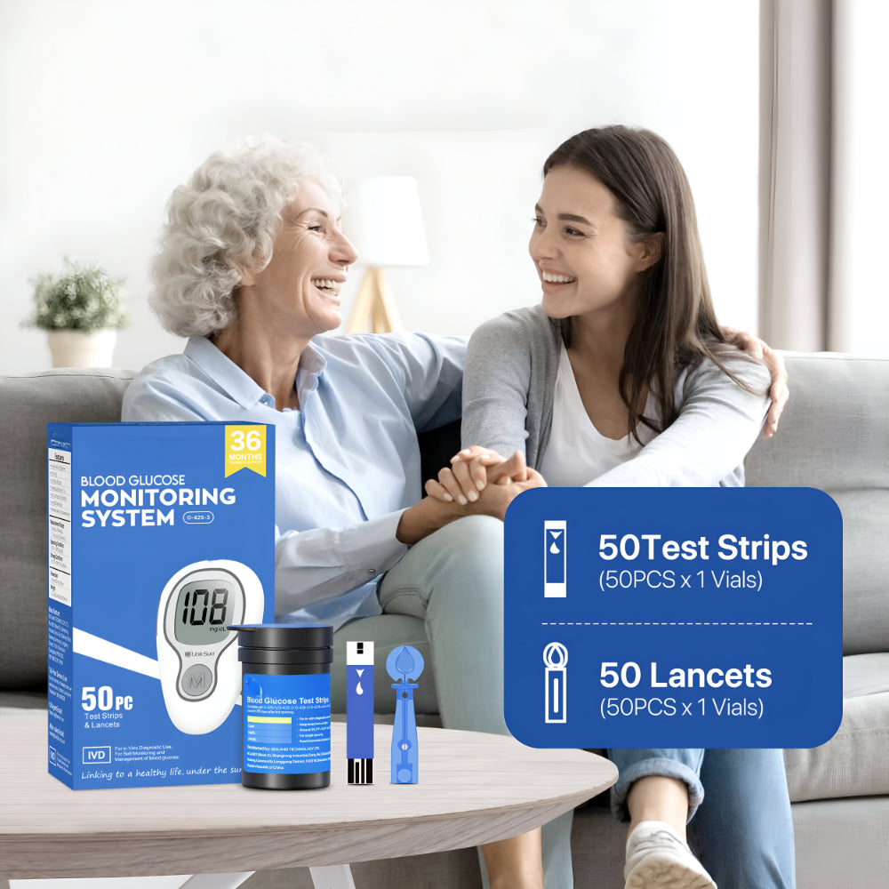 Blood Glucose Monitor Fast 5-Second Small Sample