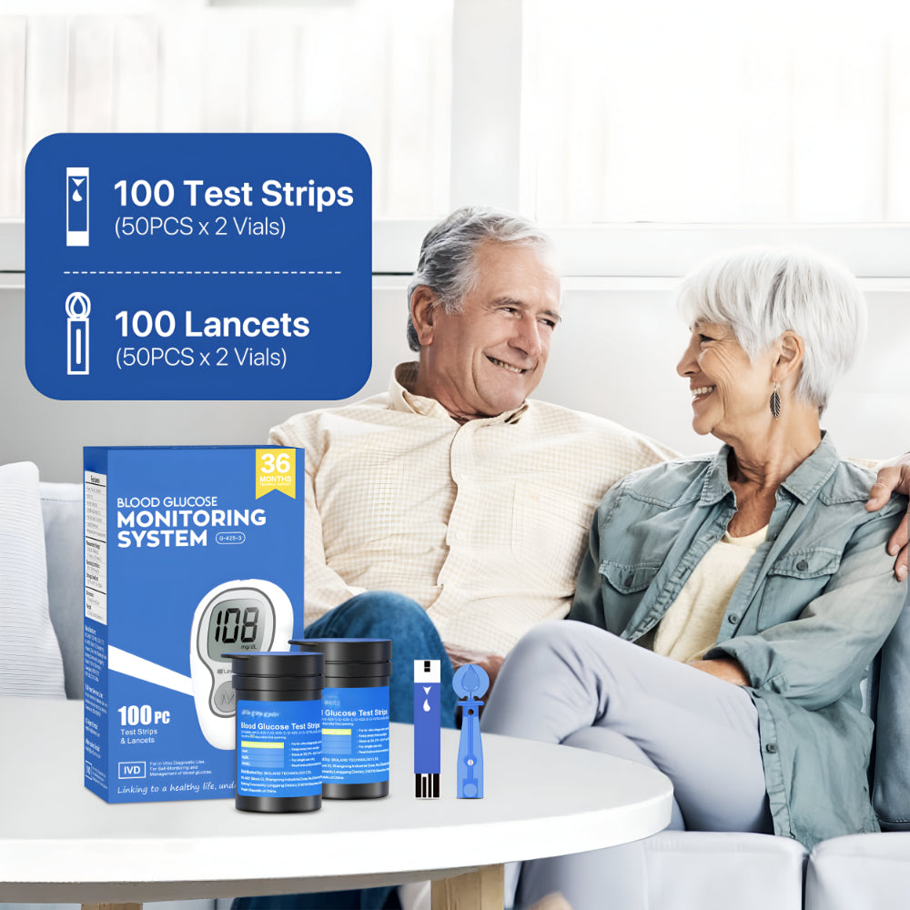 Blood Glucose Monitor Fast 5-Second Small Sample