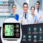 Blood Pressure Monitor Automatic Wrist Cuff 60-Reading Memory
