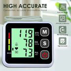 Blood Pressure Monitor Automatic Wrist Cuff 60-Reading Memory