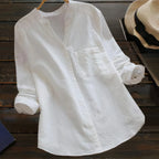 Blouse Lightweight & Breathable Cotton-Linen