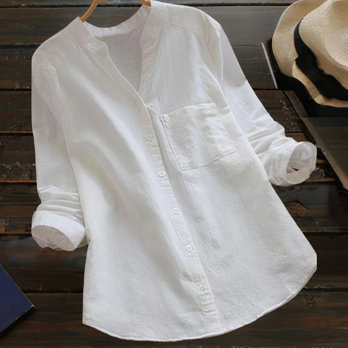 Blouse Lightweight & Breathable Cotton-Linen