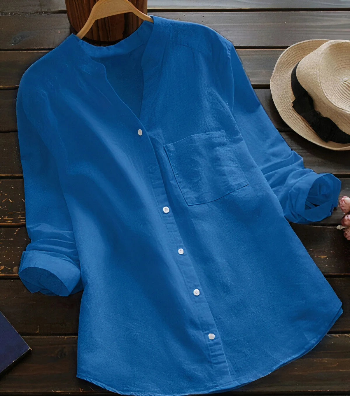 Blouse Lightweight & Breathable Cotton-Linen