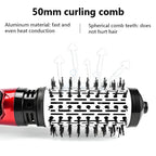 Blow Dryer Brush Rotating Interchangeable Brush Heads & 3 Heat Settings