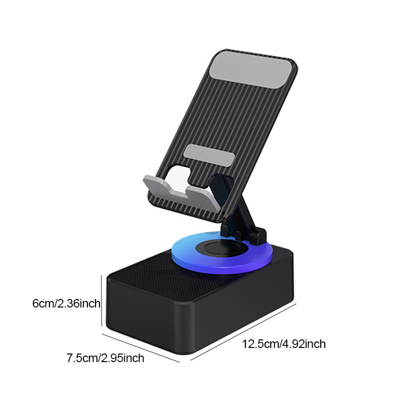 Bluetooth 5.0 HiFi Subwoofer Phone Stand (Built-In Power Bank)