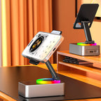 Bluetooth 5.0 HiFi Subwoofer Phone Stand (Built-In Power Bank)