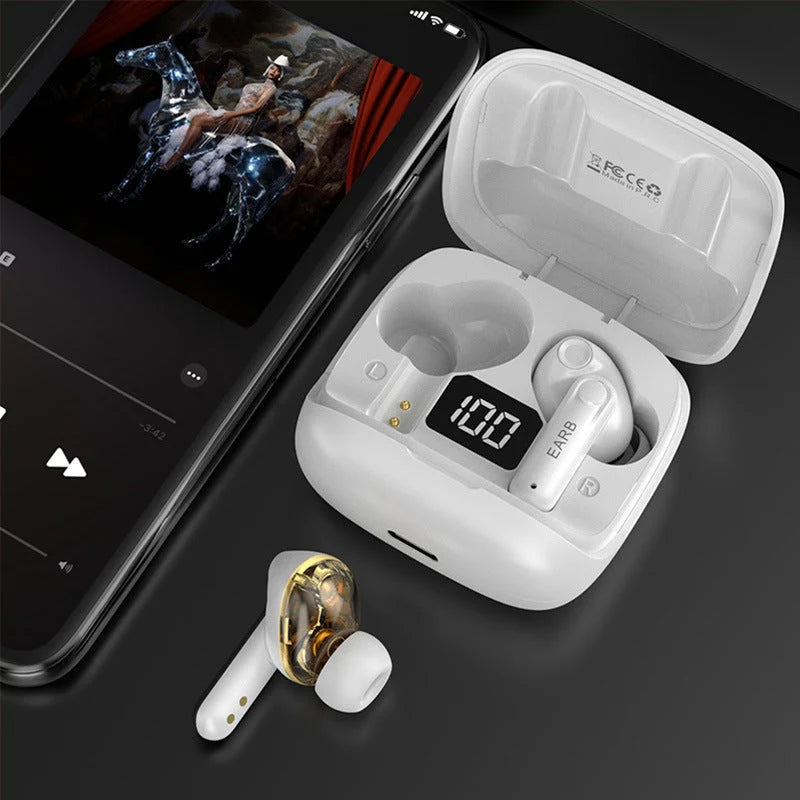 Bluetooth Earbuds Bluetooth 5.3 20-Hour Playtime LED Power Display