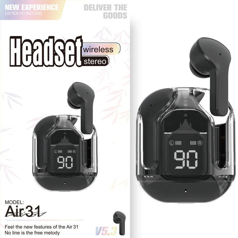 Bluetooth Earbuds Bluetooth 5.3 20-Hour Playtime LED Power Display