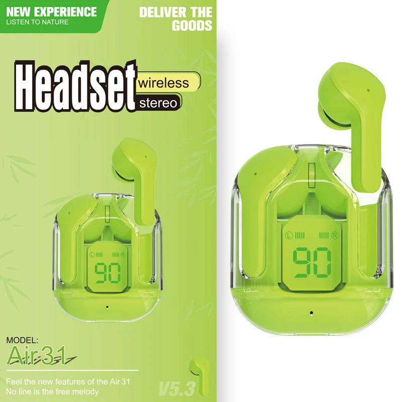 Bluetooth Earbuds Bluetooth 5.3 20-Hour Playtime LED Power Display