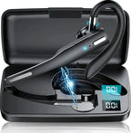 Bluetooth Headset Dual Mic & Noise Cancellation 25-Hour Battery