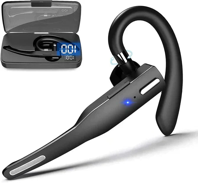 Bluetooth Headset Multiple Microphones & Noise-Cancelling 20-25 Hour Talk Time