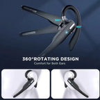 Bluetooth Headset Multiple Microphones & Noise-Cancelling 20-25 Hour Talk Time