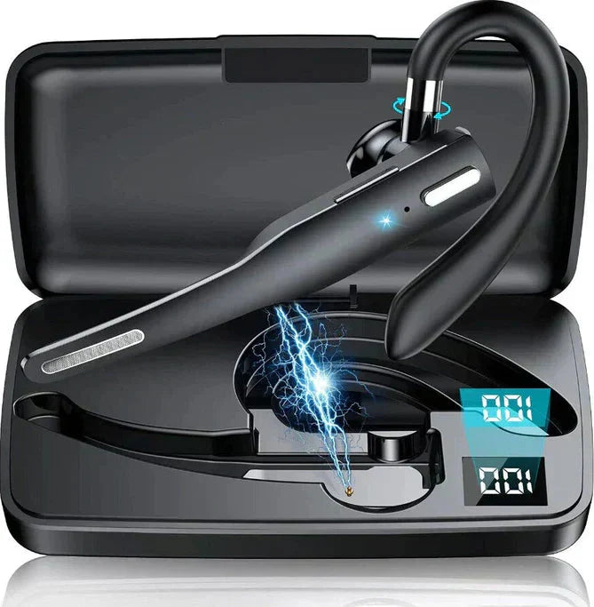 Bluetooth Headset Multiple Microphones & Noise-Cancelling 20-25 Hour Talk Time
