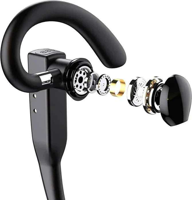 Bluetooth Headset Multiple Microphones & Noise-Cancelling 20-25 Hour Talk Time