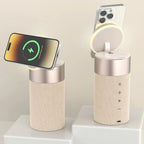Bluetooth Speaker MagSafe Wireless Charging & 1800mAh Power Bank