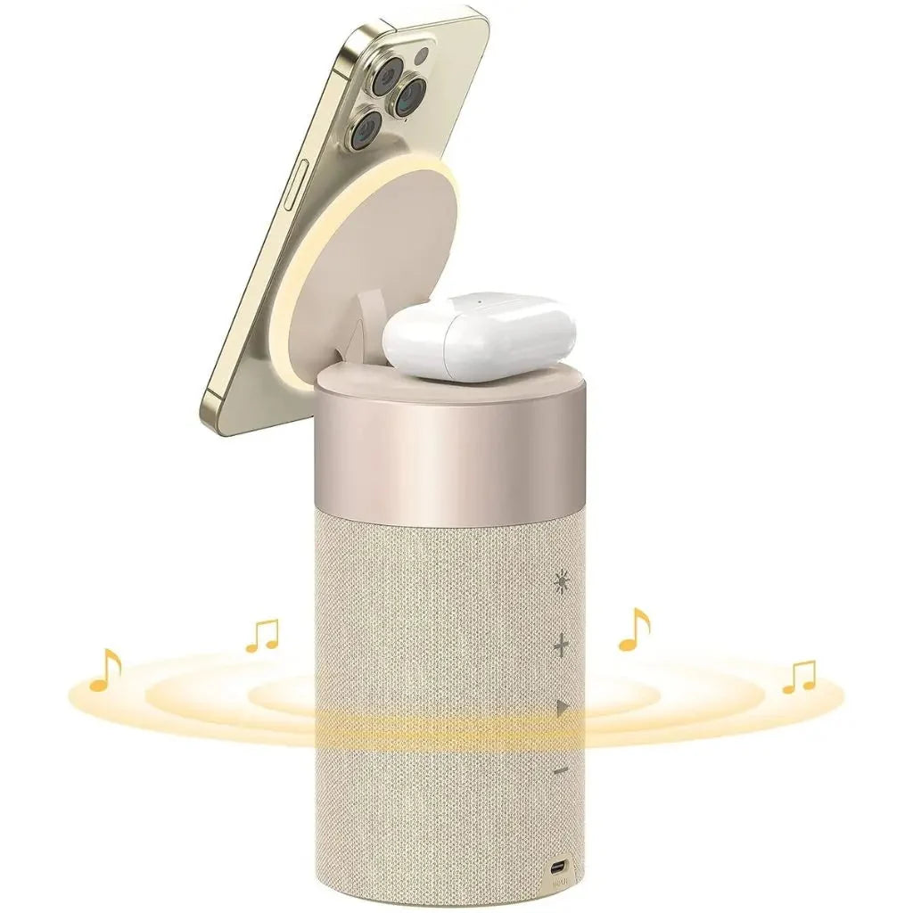 Bluetooth Speaker MagSafe Wireless Charging & 1800mAh Power Bank