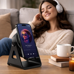 Bluetooth Speaker Phone Stand Wireless Charging 38 Hour Battery
