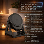 Bluetooth Speaker Wireless Charging Adjustable Phone Stand