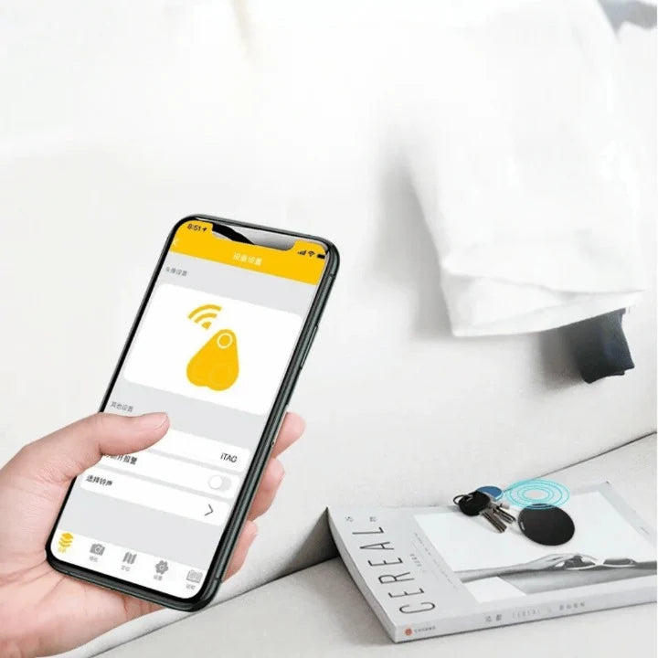 Bluetooth Tracker Set of 2 App-Controlled & Loud Alert