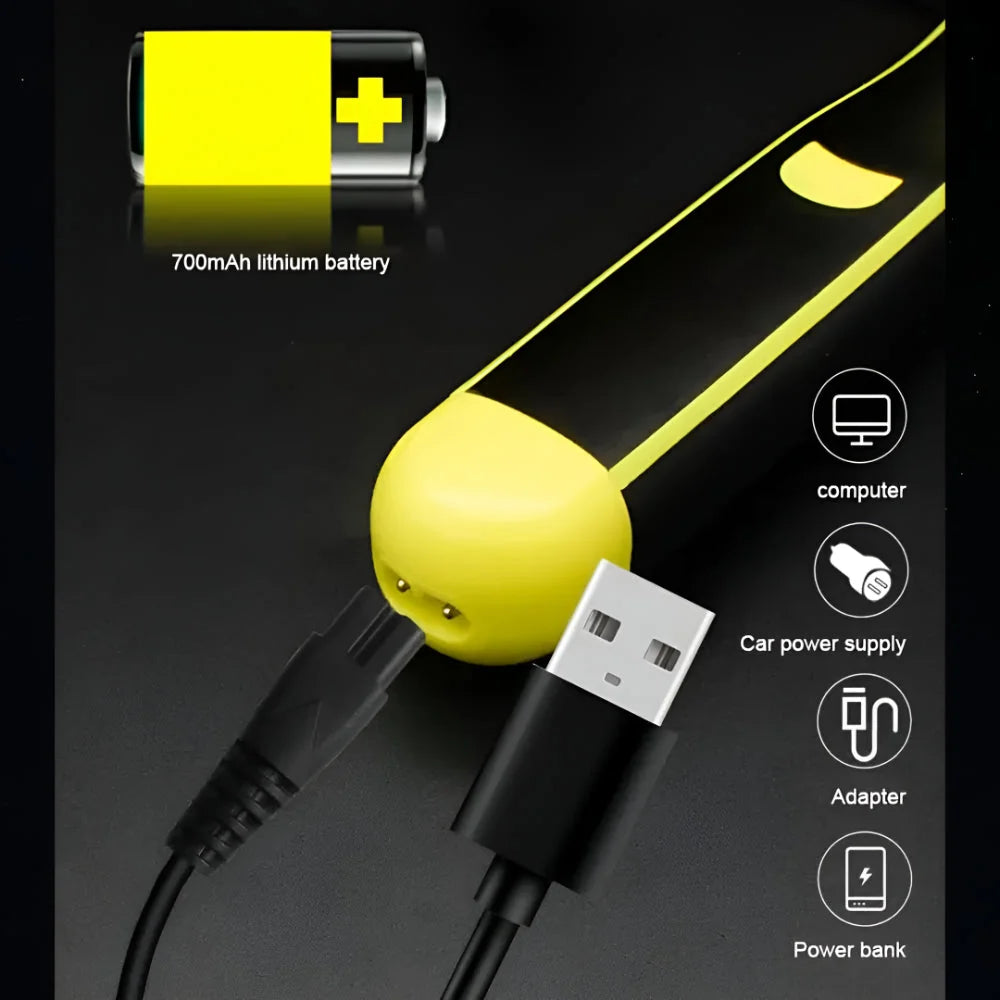 Body & Face Trimmer USB-C Rechargeable Four Guide Combs