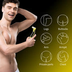 Body & Face Trimmer USB-C Rechargeable Four Guide Combs