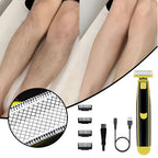 Body & Face Trimmer USB-C Rechargeable Four Guide Combs