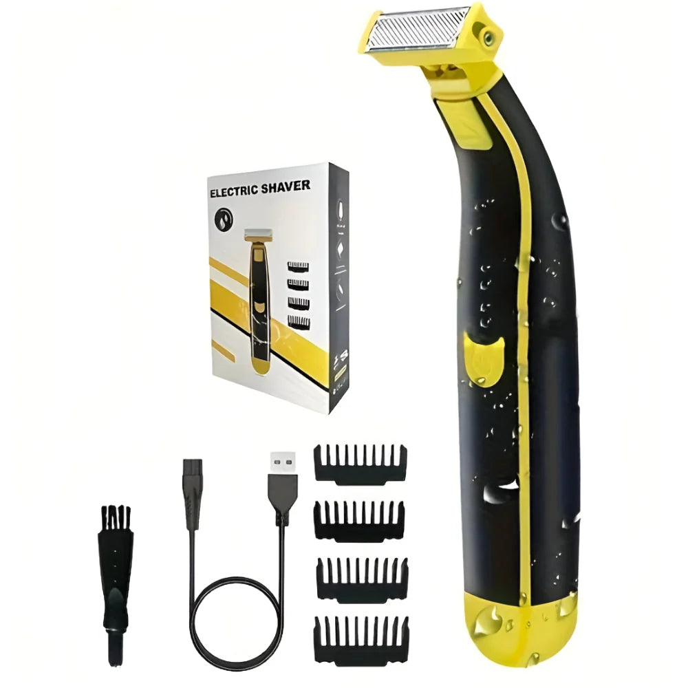 Body & Face Trimmer USB-C Rechargeable Four Guide Combs