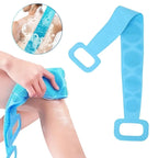 Body Scrub Brush Dual-Texture Extended Reach Medical-Grade Silicone