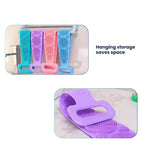 Body Scrub Brush Dual-Texture Extended Reach Medical-Grade Silicone