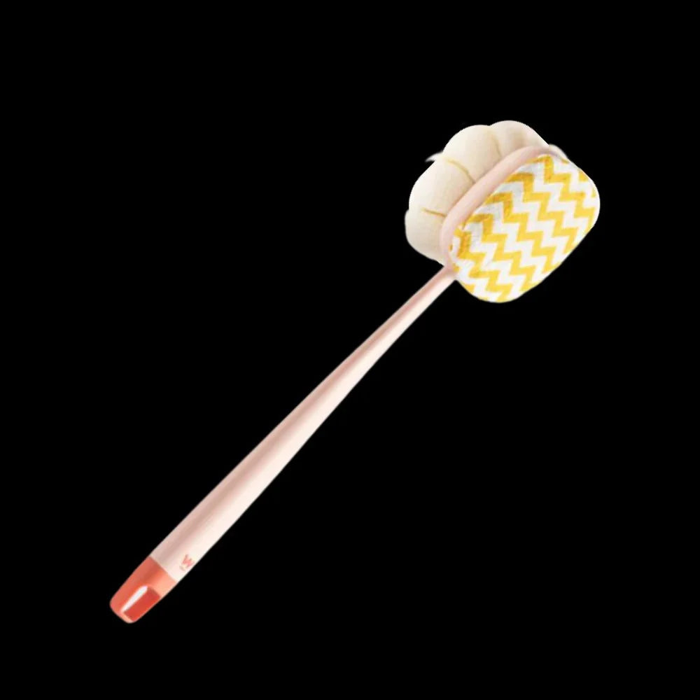 Body Scrubber Dual-Sided Long Handle 13.8 Inch Reach