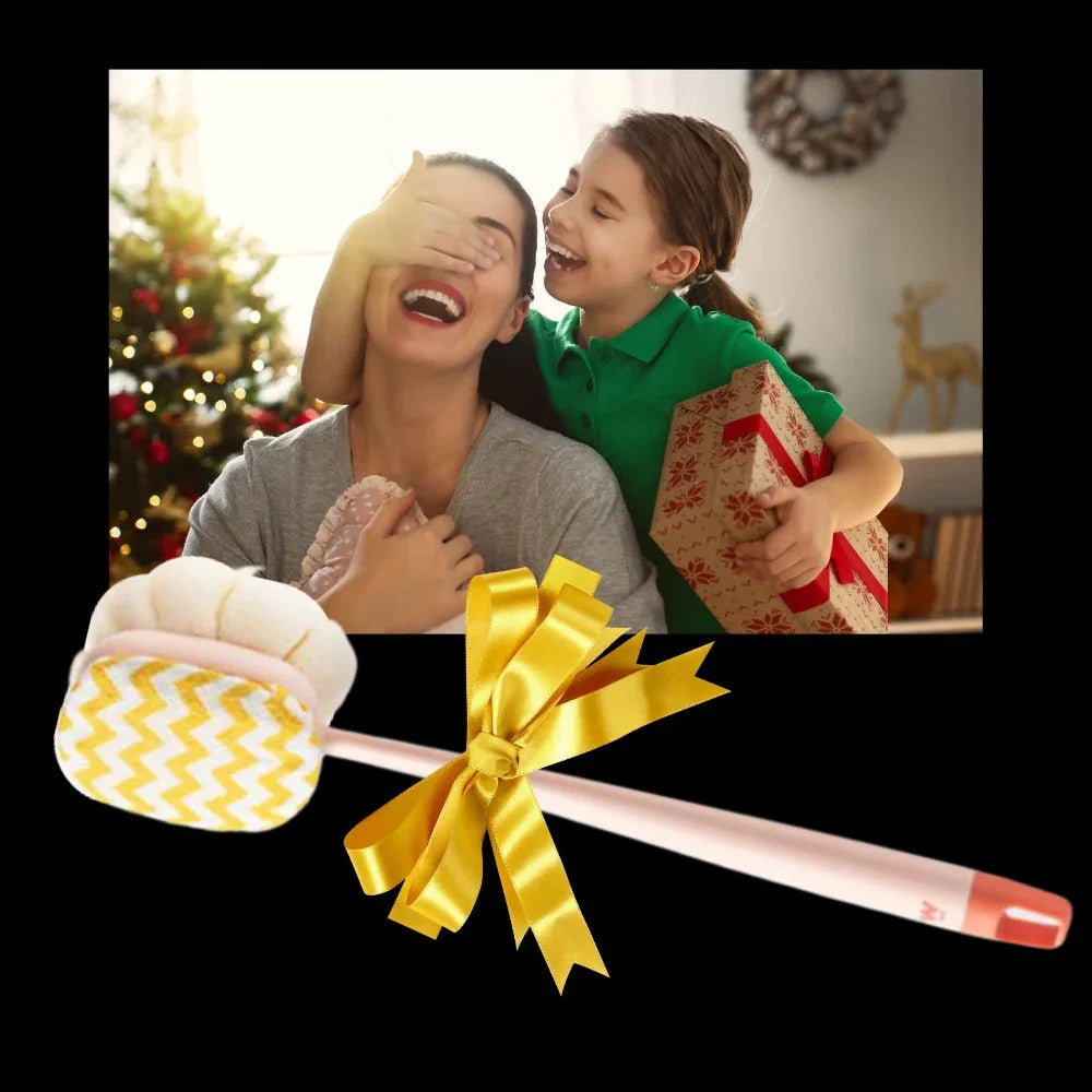 Body Scrubber Dual-Sided Long Handle 13.8 Inch Reach