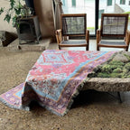 Bohemian Aztec Reversible Microfiber Throw Blanket (51 x 62 in)