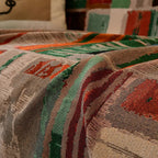 Bohemian Geometric Microfiber Blend & Non-Slip Sofa Cover