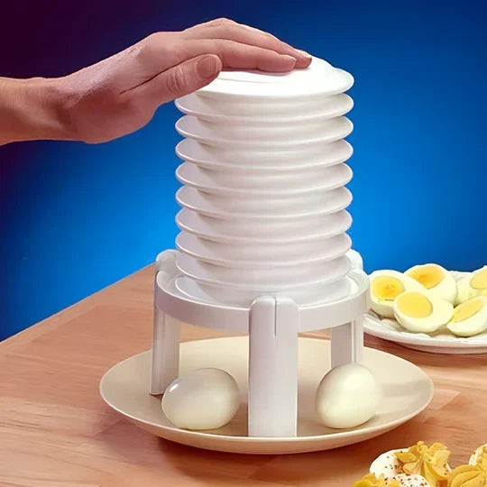 Boiled Egg Peeler Press-Down Mess-Free Compact & Portable