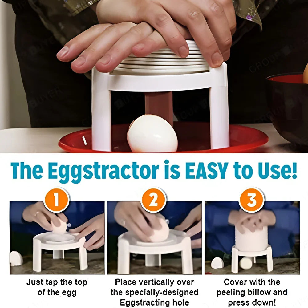 Boiled Egg Peeler Quick Press & Hands-Free