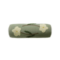Bolster Pillow Embroidered Floral Supportive Removable Cover 55cm
