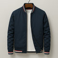 Bomber Jacket Lightweight Full-Zip Ribbed Cuffs & Hem