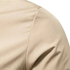 Bomber Jacket Lightweight Full-Zip Ribbed Cuffs & Hem
