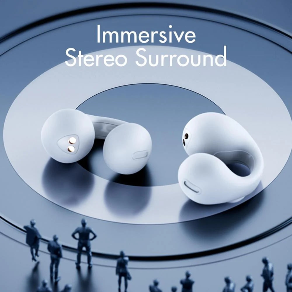 Bone Conduction Earbuds Open-Ear Bluetooth Lightweight