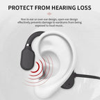 Bone Conduction Headphones Open-Ear Bluetooth Water-Resistant
