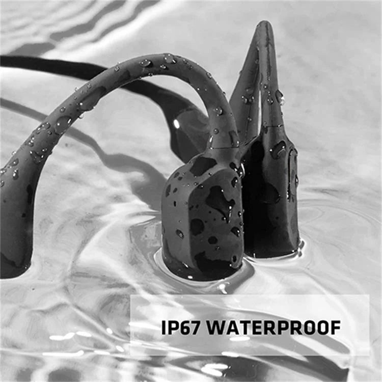 Bone Conduction Headphones Open-Ear & Sweatproof 10+ Hour Battery