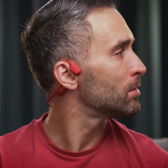 Bone Conduction Headphones Wireless Open-Ear & Waterproof 11-Hour Playtime