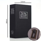 Book Safe Realistic Hardcover Look Key & Combination Lock