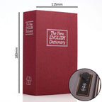 Book Safe Realistic Hardcover Look Key & Combination Lock