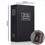 Book Safe Realistic Hardcover Look Key & Combination Lock