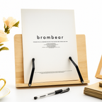 Book Stand Wooden Adjustable & Foldable