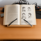 Book Stand Wooden Adjustable & Foldable
