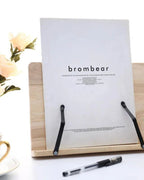 Book & Tablet Stand Adjustable Angle Metal Clamps