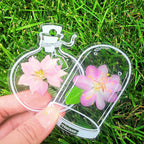 Bookmarks Pressed Dried Flowers Clear Waterproof